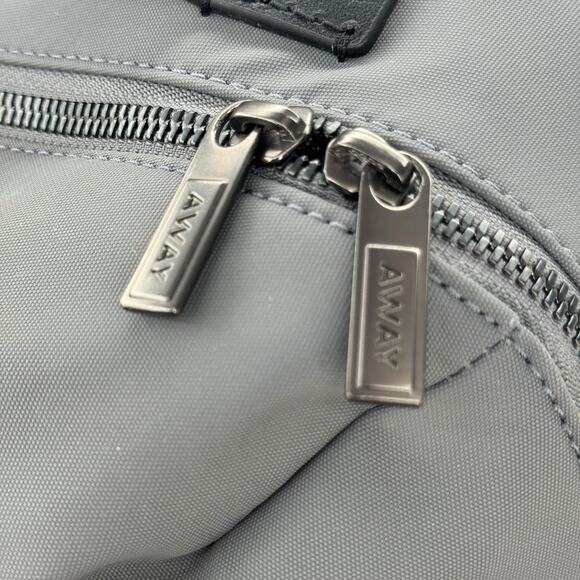 AWAY Travel Everywhere Zip Backpack CUSTOMIZED Laptop Bag Business Gray Work - Picture 6 of 10